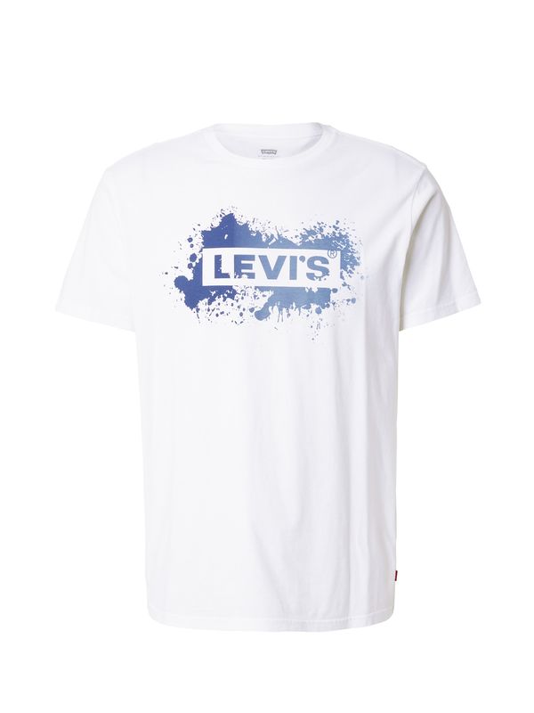 LEVI'S ® LEVI'S ® Majica 'SS Relaxed Baby Tab Tee'  indigo / bela