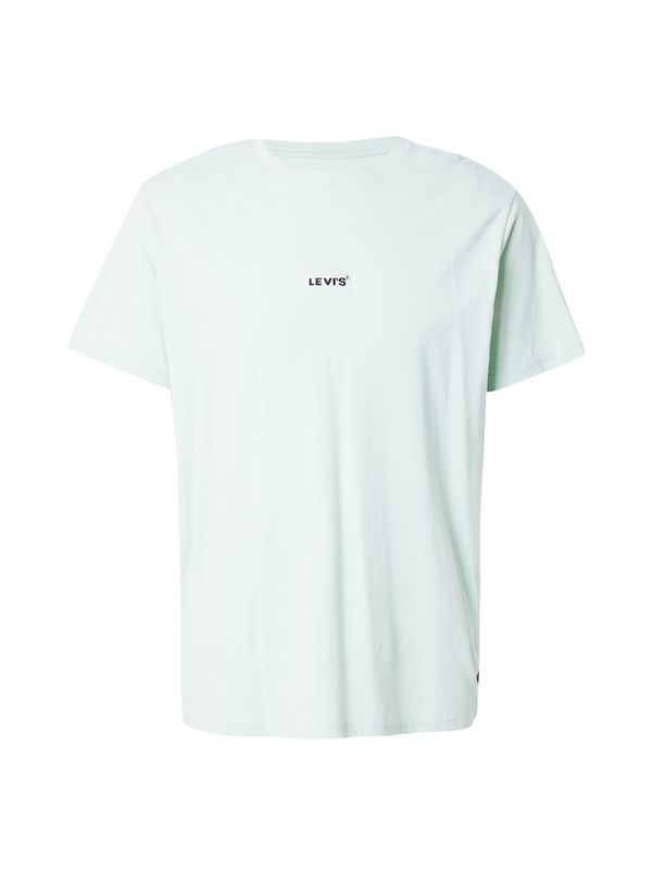 LEVI'S ® LEVI'S ® Majica 'SS Relaxed Baby Tab Tee'  svetlo zelena / črna / off-bela