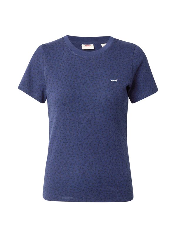 LEVI'S ® LEVI'S ® Majica 'SS Rib Baby Tee'  modra / temno modra