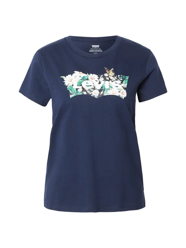 LEVI'S ® LEVI'S ® Majica 'The Perfect Tee'  marine / kari / zelena / bela