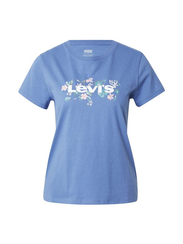 LEVI'S ® LEVI'S ® Majica 'The Perfect Tee'  modra / zelena / staro roza / bela