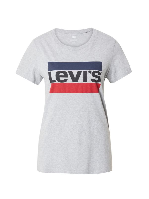 LEVI'S ® LEVI'S ® Majica 'The Perfect Tee'  mornarska / siva / rdeča