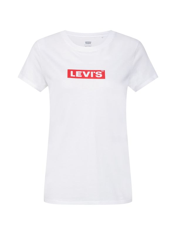 LEVI'S ® LEVI'S ® Majica 'The Perfect Tee'  rdeča / bela