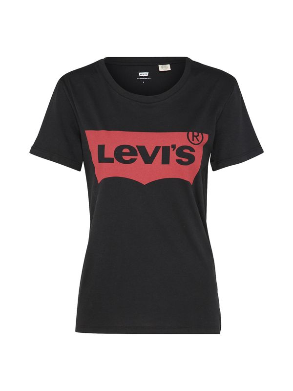 LEVI'S ® LEVI'S ® Majica 'The Perfect Tee'  rdeča / črna