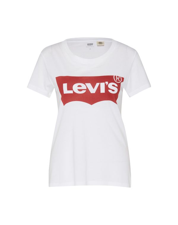 LEVI'S ® LEVI'S ® Majica 'The Perfect Tee'  rdeča / off-bela