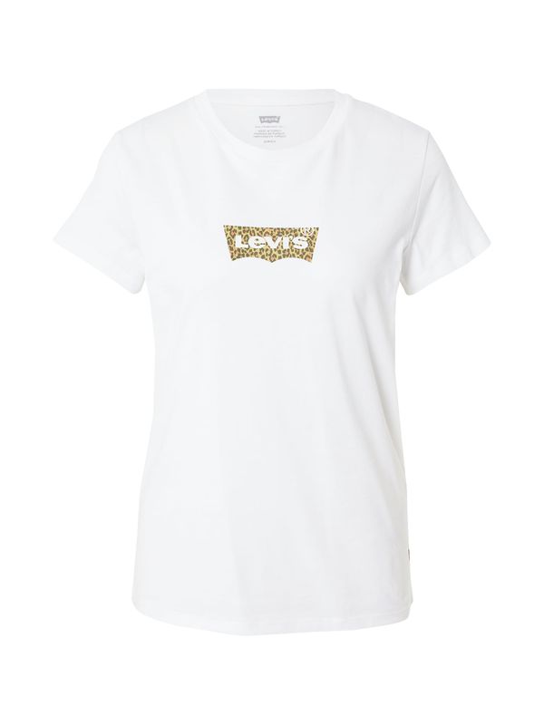 LEVI'S ® LEVI'S ® Majica 'The Perfect Tee'  rjava / svetlo rjava / bela