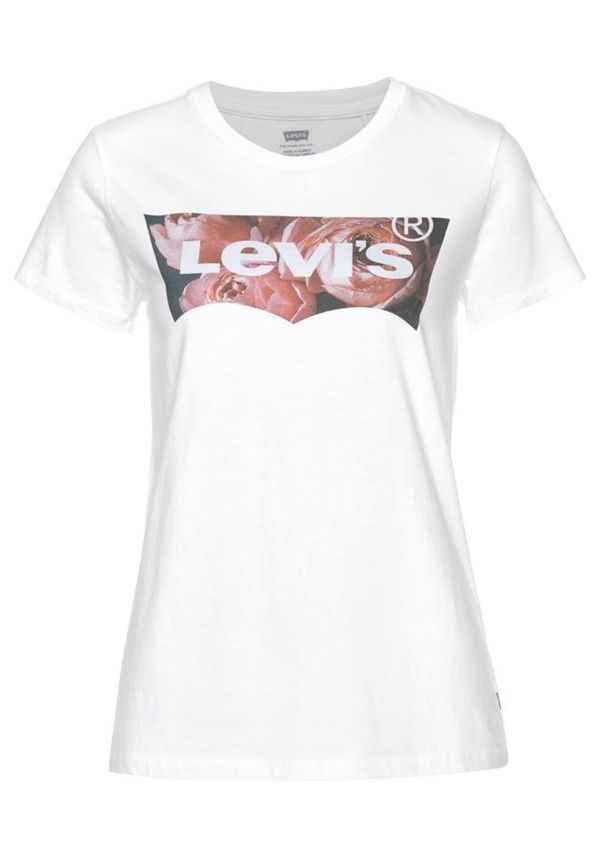 LEVI'S ® LEVI'S ® Majica 'The Perfect Tee'  staro roza / črna / bela