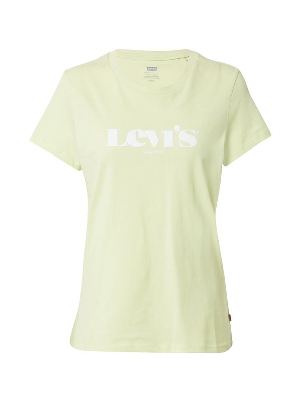 LEVI'S ® LEVI'S ® Majica 'The Perfect Tee'  zelena / bela