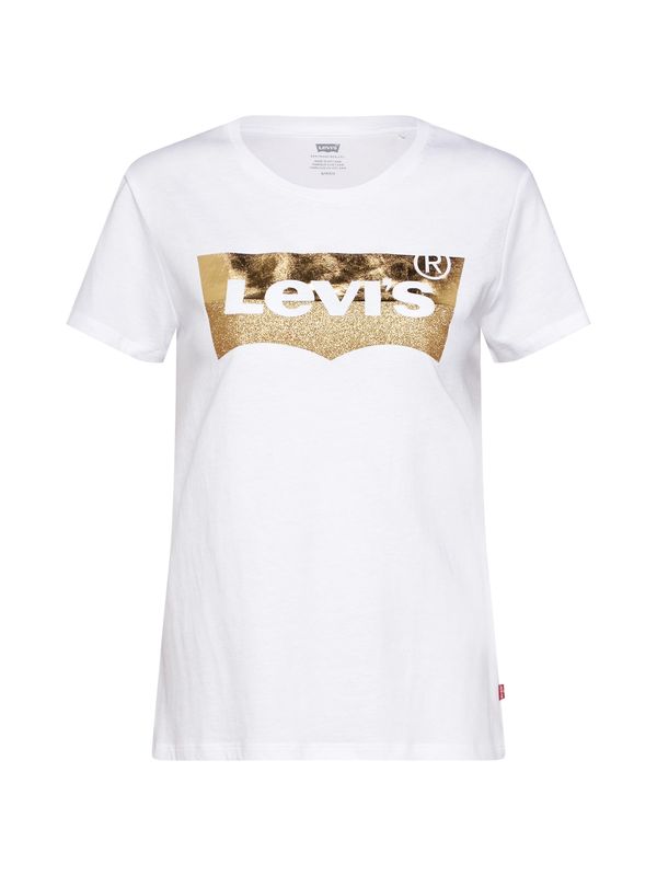 LEVI'S ® LEVI'S ® Majica 'The Perfect Tee'  zlata / bela