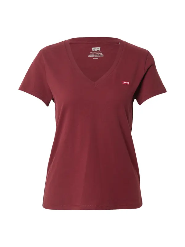 LEVI'S ® LEVI'S ® Majica 'The Perfect V-Neck'  oranžna / bordo