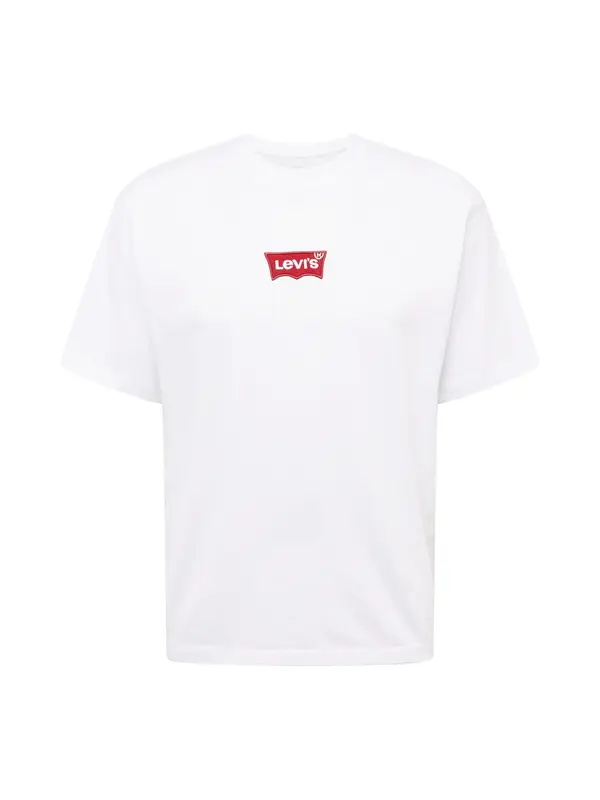 LEVI'S ® LEVI'S ® Majica 'Vintage Fit Graphic Tee'  rdeča / bela