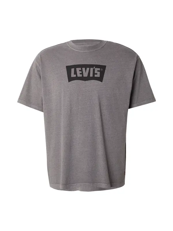 LEVI'S ® LEVI'S ® Majica 'VINTAGE'  pegasto siva / črna