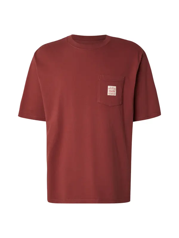 LEVI'S ® LEVI'S ® Majica 'WORKWEAR'  temno rdeča