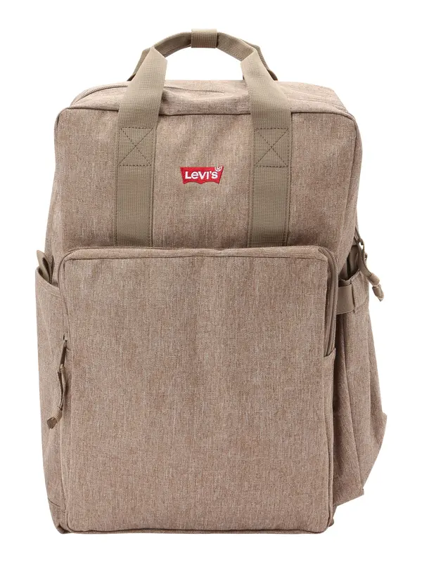 LEVI'S ® LEVI'S ® Nahrbtnik 'Large L-Pack Backpack'  siva / krvavo rdeča / bela