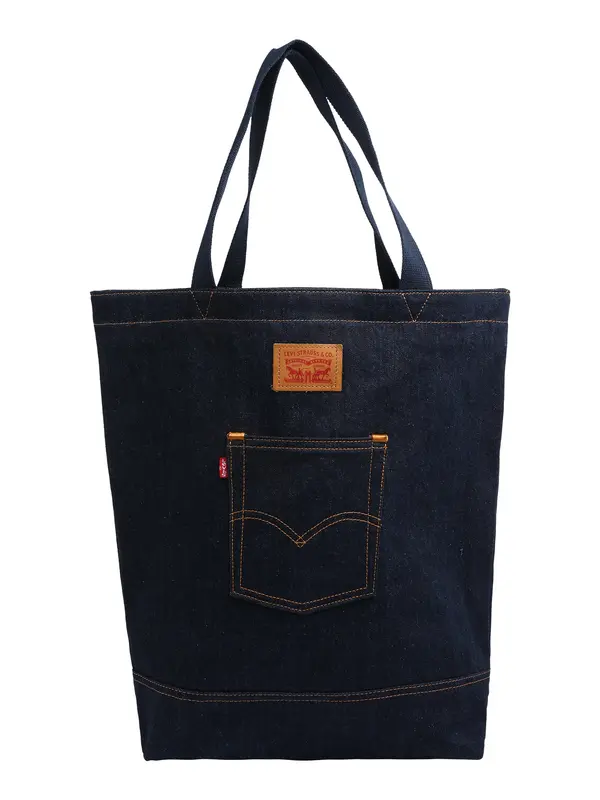 LEVI'S ® LEVI'S ® Nakupovalna torba 'The Levi's® Back Pocket Tote'  mornarska / oranžna