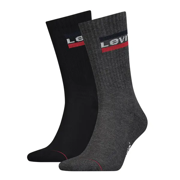 LEVI'S ® LEVI'S ® Nogavice  temno siva / rdeča / črna / bela