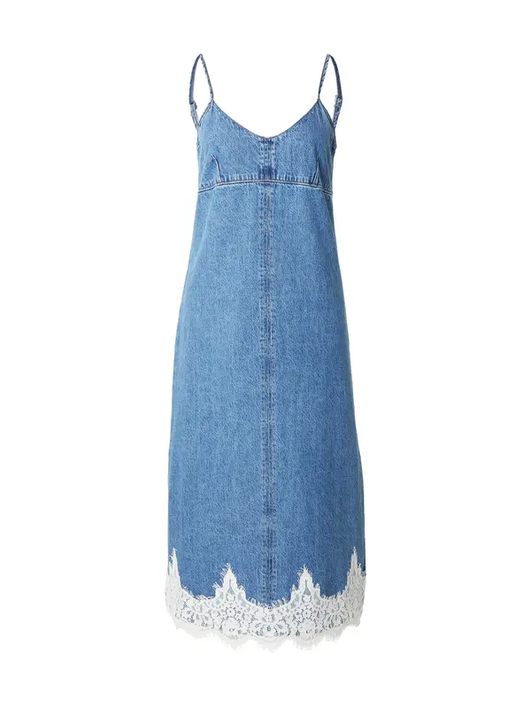 LEVI'S ® LEVI'S ® Obleka '90's Denim Slip Dress'  moder denim / bela