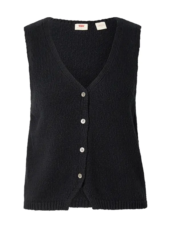 LEVI'S ® LEVI'S ® Pleten brezrokavnik 'Helen Mini Boucle Vest'  črna