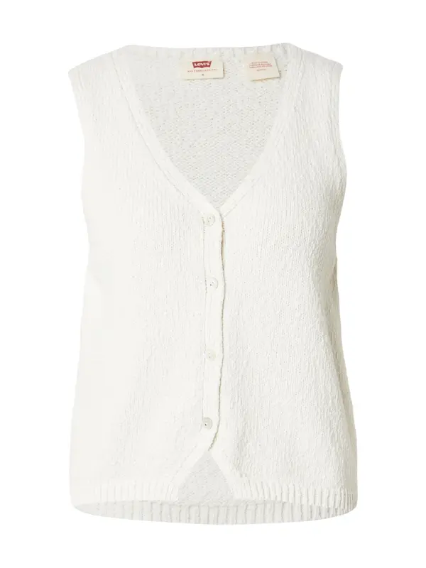 LEVI'S ® LEVI'S ® Pletena jopa 'Helen Mini Boucle Vest'  bela