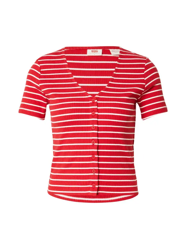 LEVI'S ® LEVI'S ® Pletena jopa 'Muse Tee'  rdeča / bela