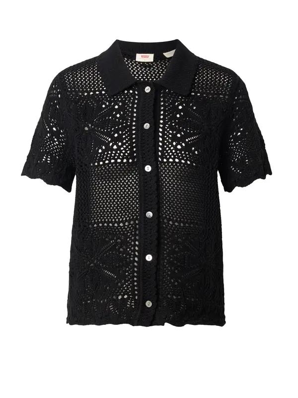 LEVI'S ® LEVI'S ® Pletena jopa 'Susanna Floral Crochet Shirt'  črna