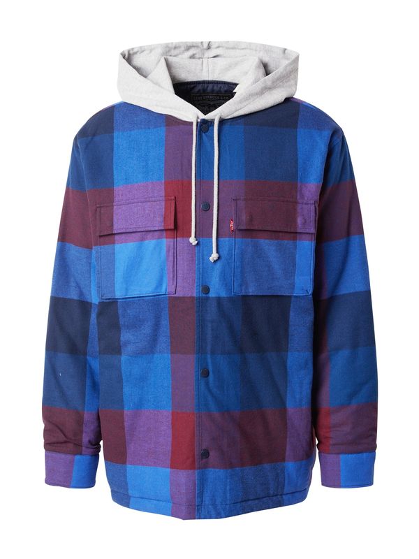 LEVI'S ® LEVI'S ® Prehodna jakna  modra / indigo / svetlo siva / rdeča
