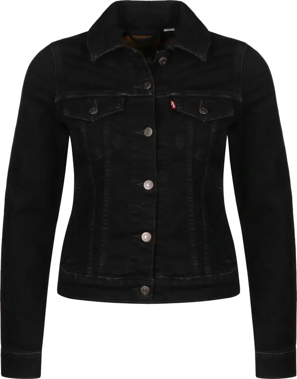 LEVI'S ® LEVI'S ® Prehodna jakna 'Original Trucker Jacket'  črn denim