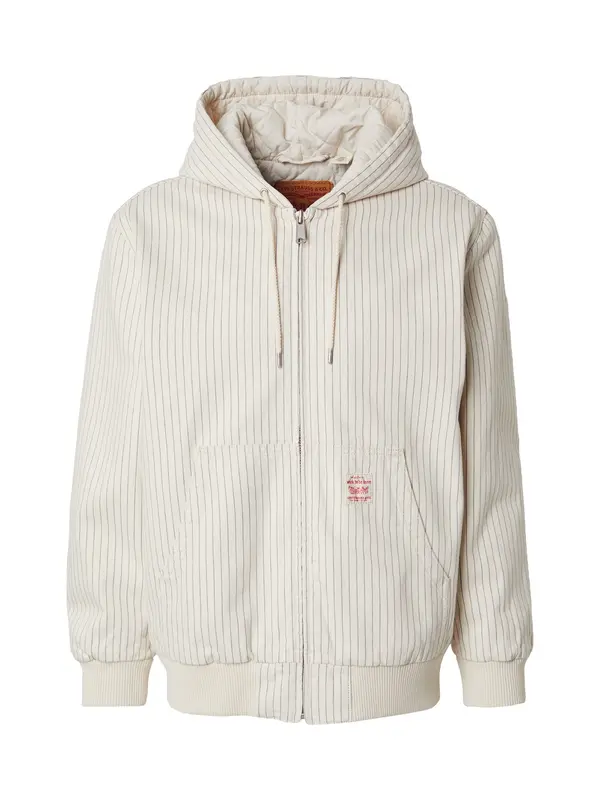 LEVI'S ® LEVI'S ® Prehodna jakna 'Potrero Denim Hoodie'  grafit / bel denim