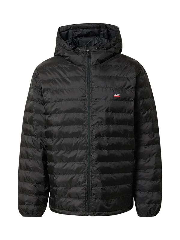 LEVI'S ® LEVI'S ® Prehodna jakna 'Presidio Pkbl Hooded Jkt'  črna