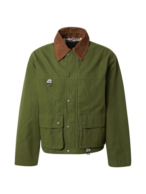 LEVI'S ® LEVI'S ® Prehodna jakna 'The Fishing Jacket'  rjava / zelena