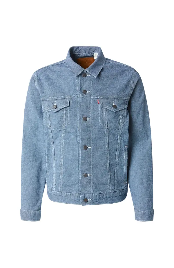 LEVI'S ® LEVI'S ® Prehodna jakna 'Trucker'  moder denim / bela