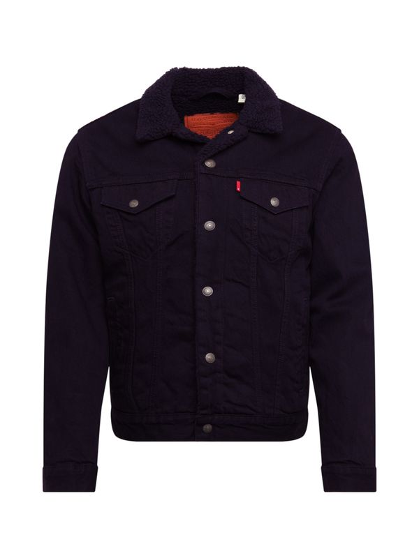 LEVI'S ® LEVI'S ® Prehodna jakna 'Type 3 Sherpa Trucker'  črn denim