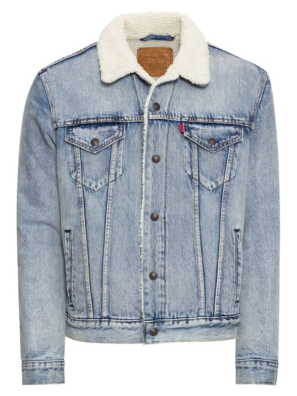 LEVI'S ® LEVI'S ® Prehodna jakna 'Type 3 Sherpa Trucker'  moder denim