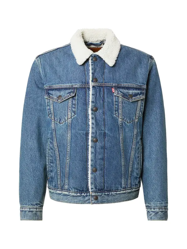 LEVI'S ® LEVI'S ® Prehodna jakna 'Type III Sherpa Trucker Jacket'  moder denim
