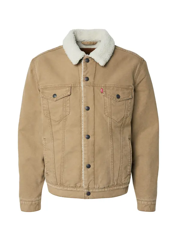 LEVI'S ® LEVI'S ® Prehodna jakna 'Type III Sherpa Trucker Jacket'  svetlo rjava