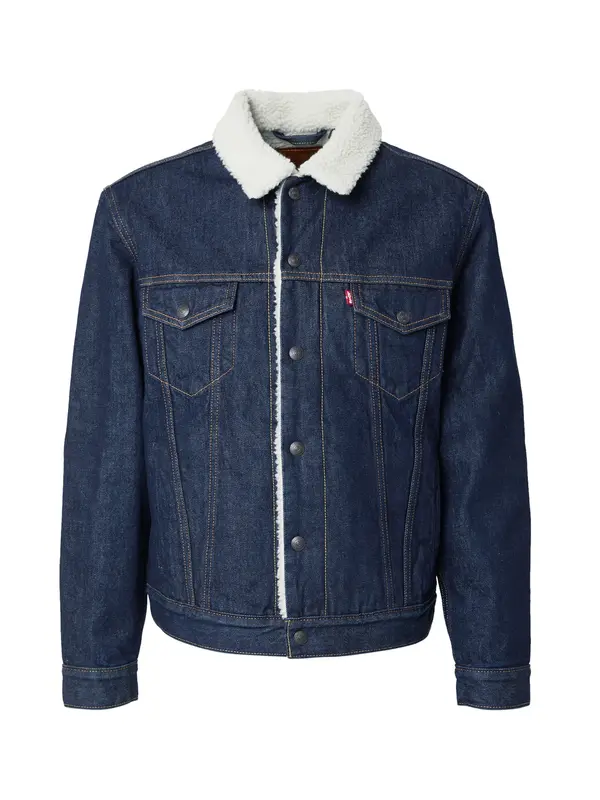 LEVI'S ® LEVI'S ® Prehodna jakna 'Type III Sherpa Trucker'  moder denim