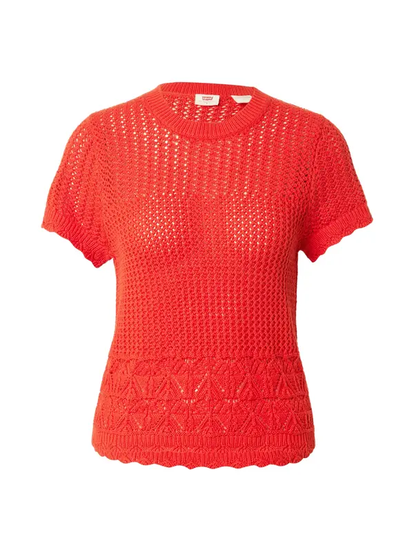 LEVI'S ® LEVI'S ® Pulover 'Isabelle Crochet Sweater'  rdeča