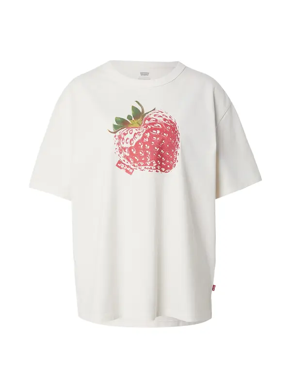 LEVI'S ® LEVI'S ® Široka majica 'TABOR'  zelena / rdeča / bela