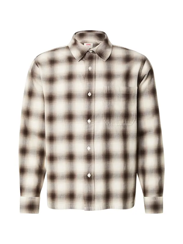 LEVI'S ® LEVI'S ® Srajca 'DUBOCE'  čokolada / kaki / bela