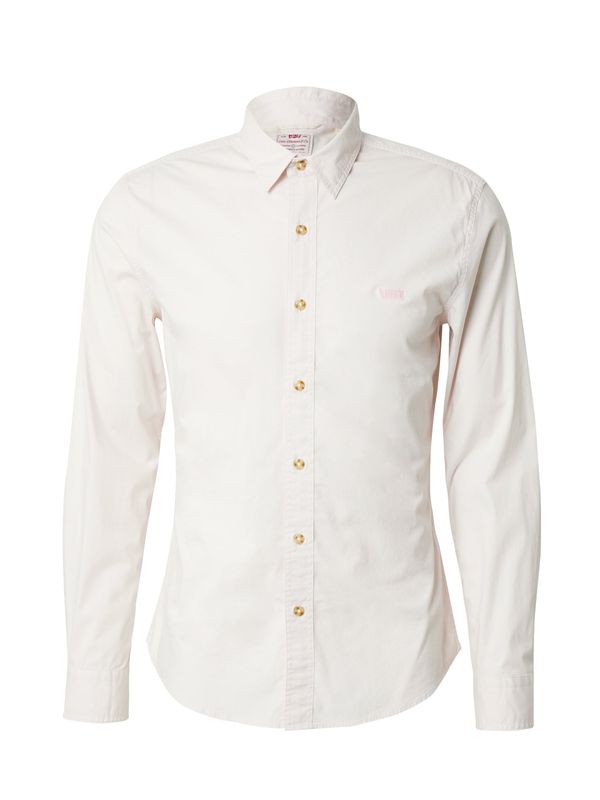 LEVI'S ® LEVI'S ® Srajca 'LS Battery HM Shirt Slim'  pastelno roza / bela