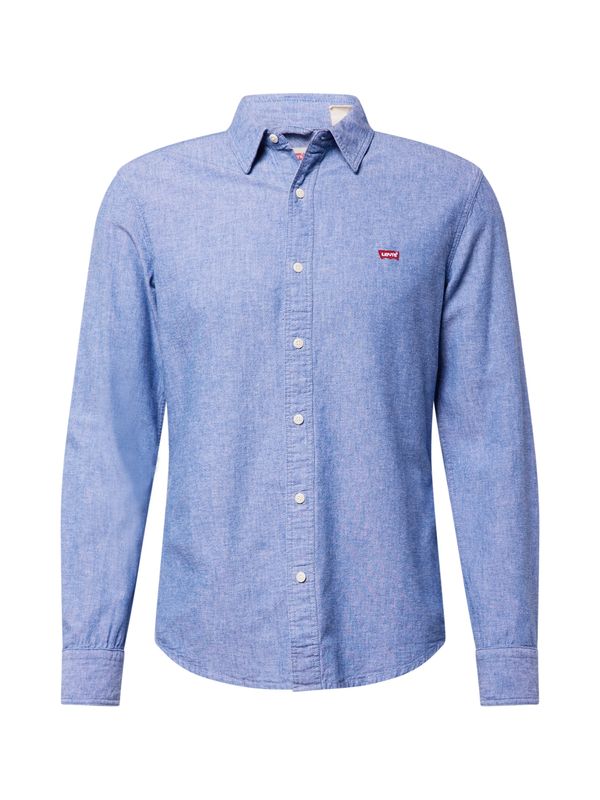 LEVI'S ® LEVI'S ® Srajca 'LS Battery HM Shirt Slim'  temno modra / rdeča