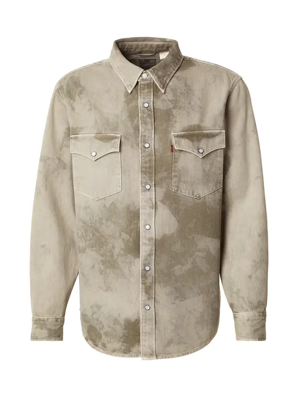 LEVI'S ® LEVI'S ® Srajca 'Relaxed Fit Western Shirt'  kaki / pastelno zelena