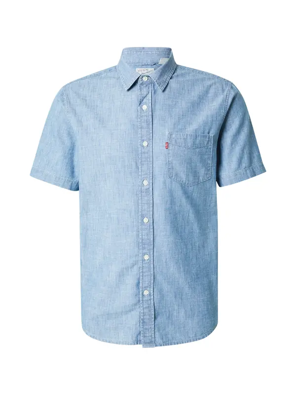 LEVI'S ® LEVI'S ® Srajca 'Short Sleeve Sunset One Pocket Standard Fit Shirt'  moder denim