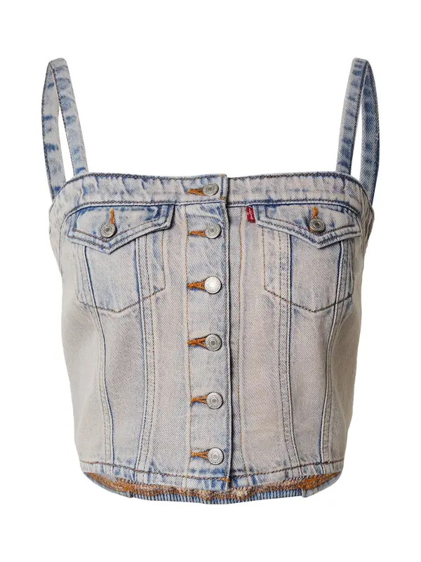 LEVI'S ® LEVI'S ® Top 'Denim Tube Top'  svetlo modra