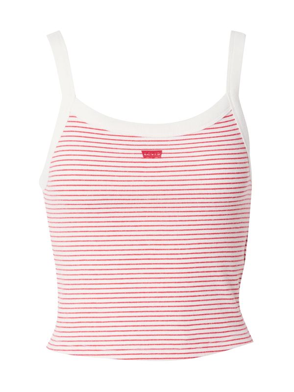 LEVI'S ® LEVI'S ® Top 'Essential Sporty Rib Tank'  rdeča / bela