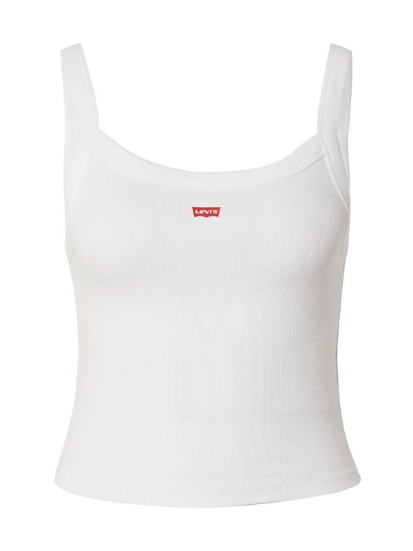 LEVI'S ® LEVI'S ® Top 'Essential Sporty Rib Tank'  rdeča / bela