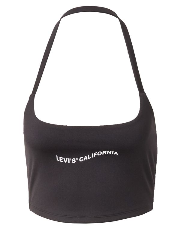 LEVI'S ® LEVI'S ® Top 'Graphic 90's Halter Crop'  rjava / bela