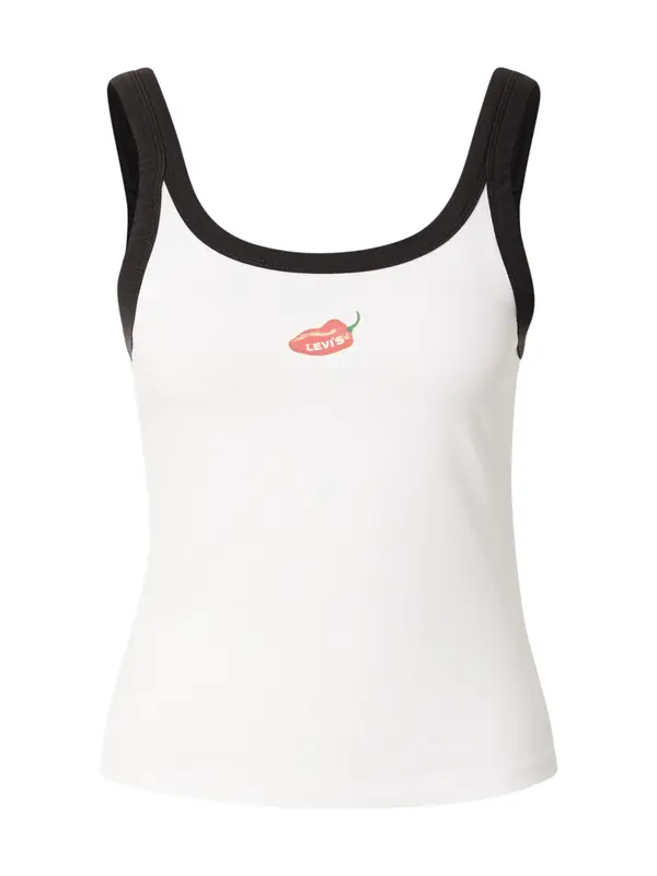 LEVI'S ® LEVI'S ® Top 'Graphic Essential Tank Top'  zelena / svetlo rdeča / črna / bela