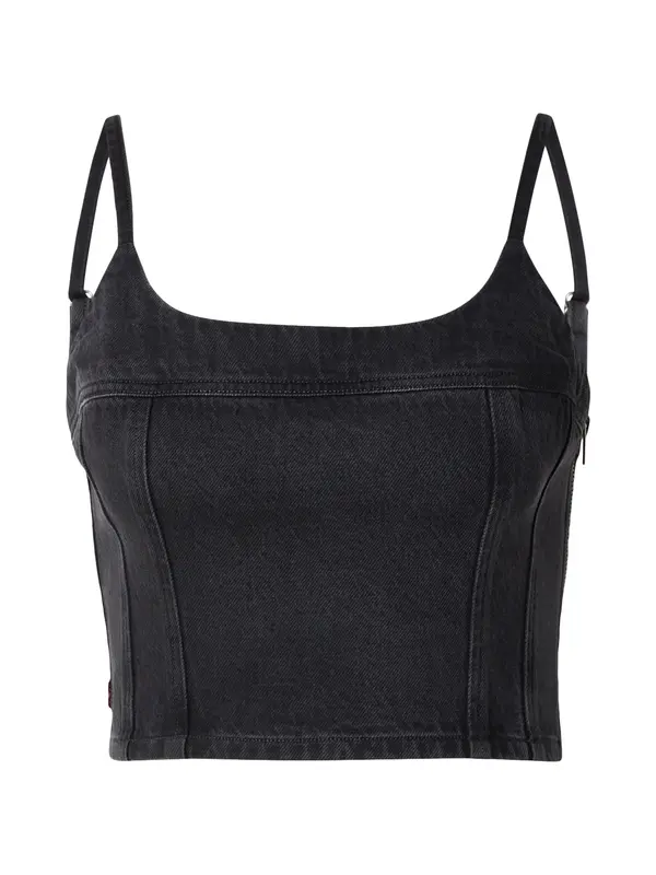 LEVI'S ® LEVI'S ® Top 'Jadine Denim Cami Tank Top'  črn denim