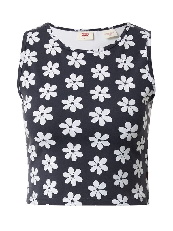 LEVI'S ® LEVI'S ® Top 'Stellar Crop Tank'  črna / bela